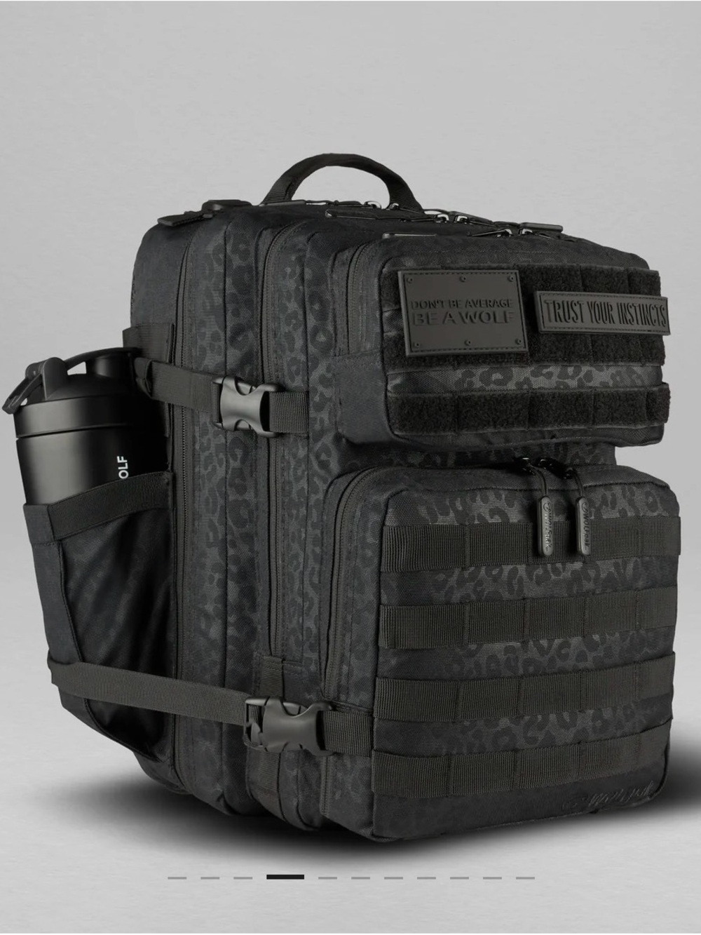 Wolfpak 35L Meal Management Backpack - Black Leopard